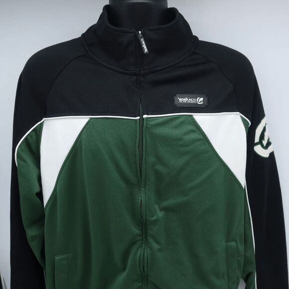 Vintage Ecko Unltd Rhino Brand Athletic Track Jacket Dark Green Men's Size XXL - - Picture 7 of 9